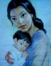 Портрет Карины с сыном
