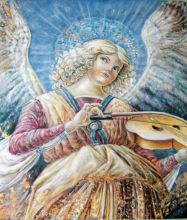 Ангел играющий на виоле 