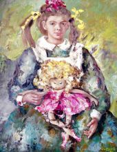 Портрет Ангелины с куклой