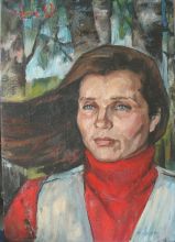 Портрет Ларисы Богатиной. 1983 г.