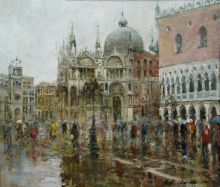 Венеция. Дождь на Сан-Марко.
