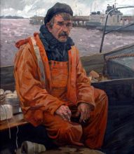 Портре рыбака Сергея Астахина