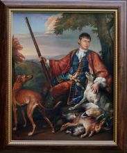 Охотник  (копия с портретом заказчика )