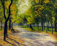 "Осень. Гоголевский бульвар". 1991 г.