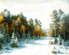 "Зимний лес". 1994 г.