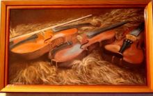 Три скрипки на овчине