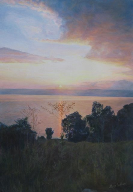 Dawn over the Sea of Galilee( Kinneret)