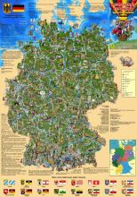 Иллюстрированная карта Германии