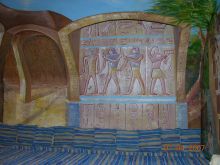 настенная роспись, Египетские мотивы